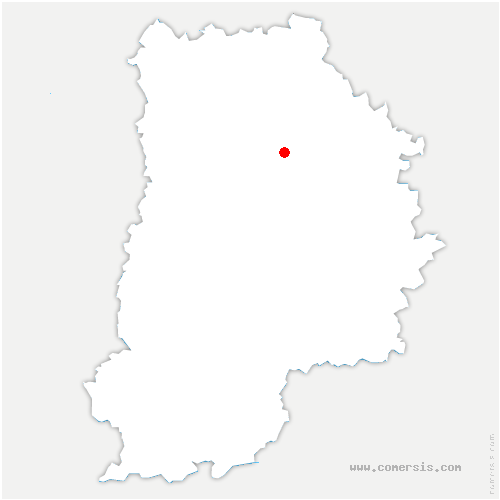 carte de localisation de Ferrières