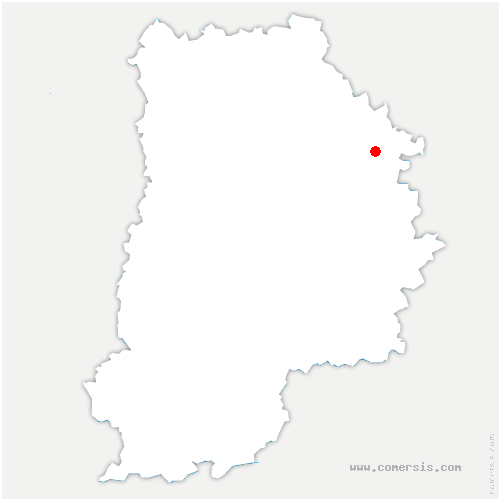 carte de localisation de Ferté-Gaucher