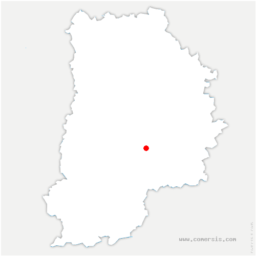 carte de localisation de Fontains