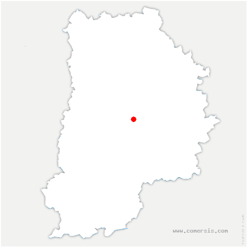 carte de localisation de Gastins