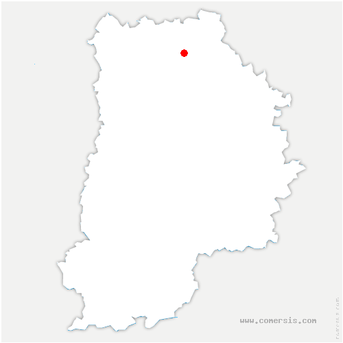 carte de localisation de Germigny-l'Évêque