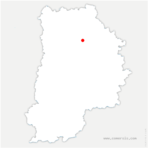 carte de localisation de Giremoutiers