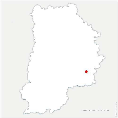 carte de localisation de Gouaix