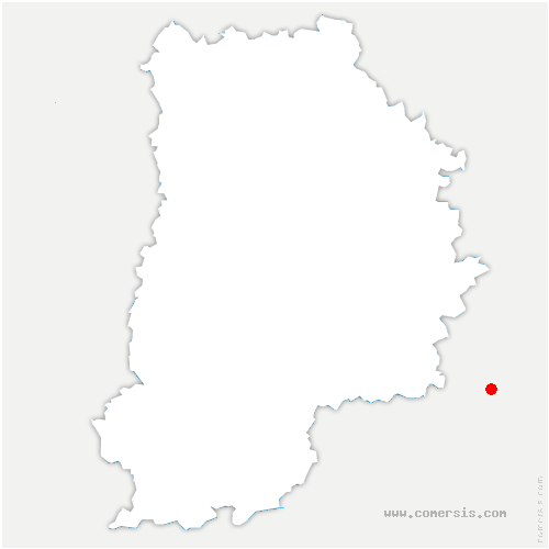 carte de localisation d'Ivors