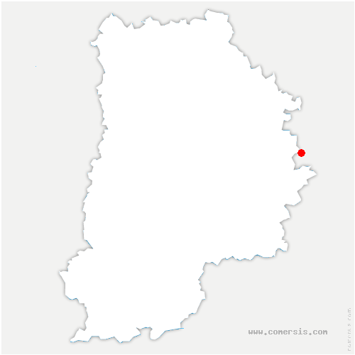 carte de localisation de Jagny-sous-Bois