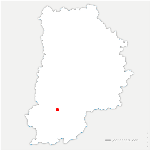 carte de localisation de Latilly