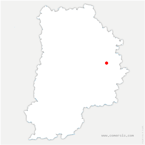 carte de localisation des Marêts