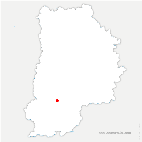 carte de localisation du Mesnil-en-Thelle