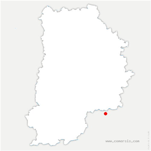 carte de localisation de Montagny-Sainte-Félicité