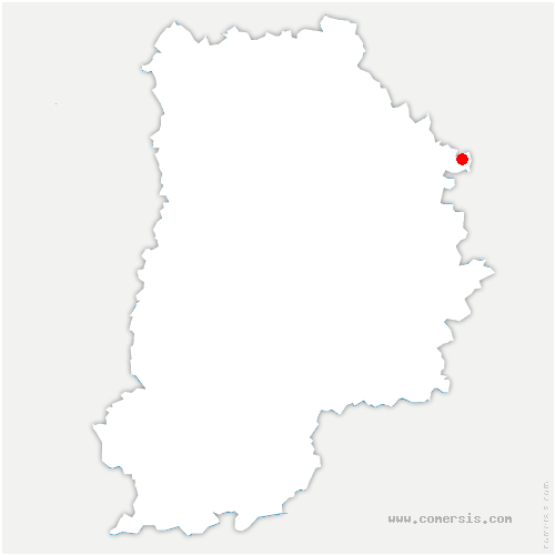 carte de localisation de Montenils