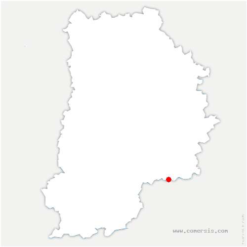 carte de localisation de Montlognon