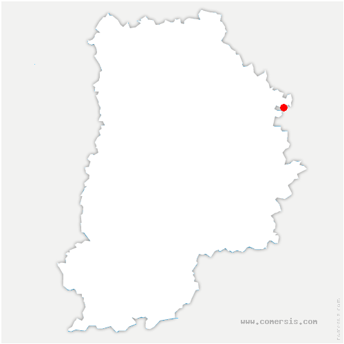 carte de localisation de Montolivet