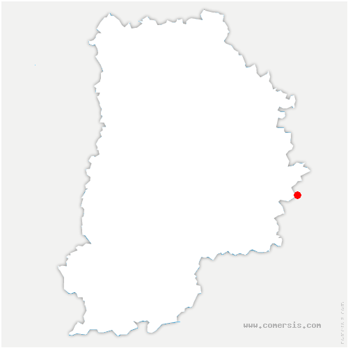 carte de localisation de Nainville-les-Roches