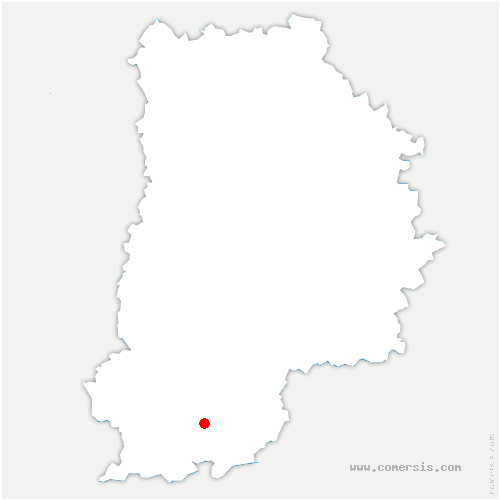 carte de localisation de Nanteau-sur-Lunain