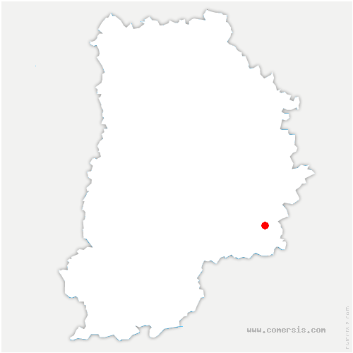 carte de localisation de Noyen-sur-Seine