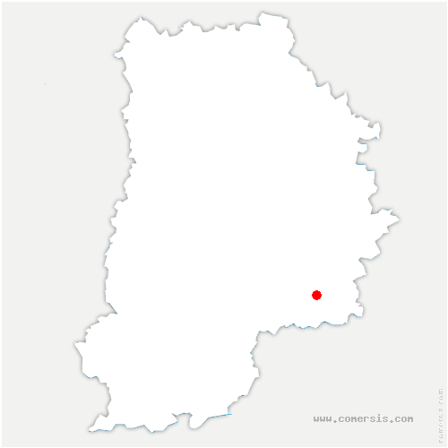 carte de localisation des Ormes-sur-Voulzie
