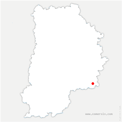 carte de localisation de Passy-sur-Seine