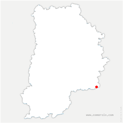 carte de localisation de Péroy-les-Gombries