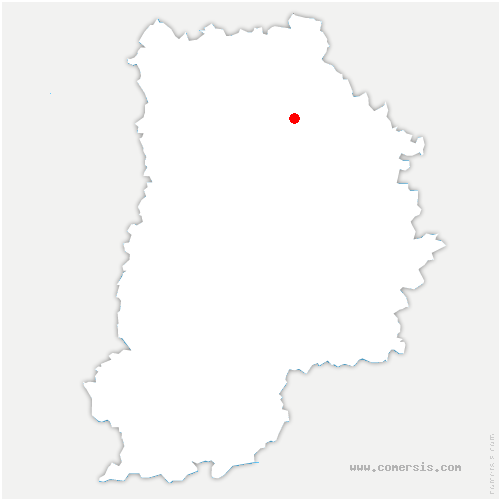 carte de localisation de Pierre-Levée