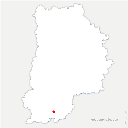 carte de localisation de Poligny