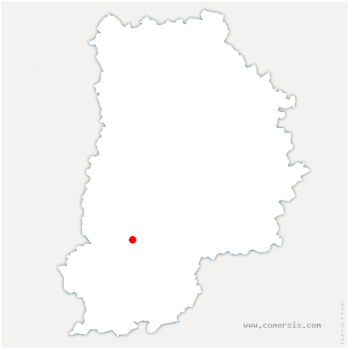 carte de localisation de Puiseux-le-Hauberger