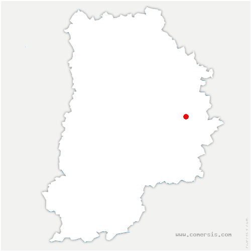 carte de localisation de Rupéreux