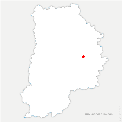 carte de localisation de Saint-Hilliers