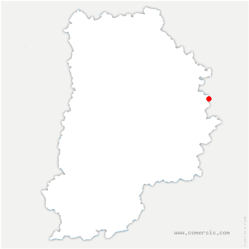 carte de localisation de Saint-Martin-du-Boschet