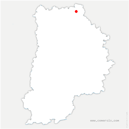 carte de localisation de Vendrest