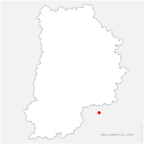 carte de localisation de Ver-sur-Launette