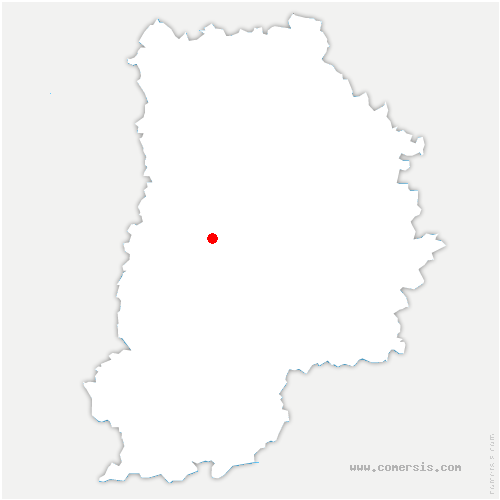 carte de localisation de Verneuil-l'Étang