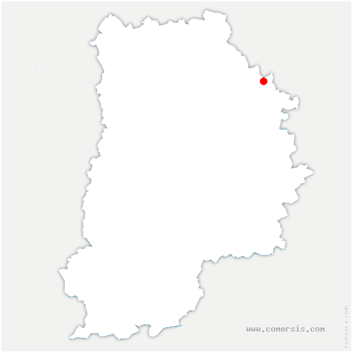 carte de localisation de Villeneuve-sur-Bellot