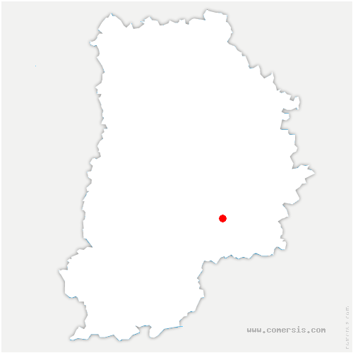 carte de localisation de Villers-Saint-Frambourg-Ognon 