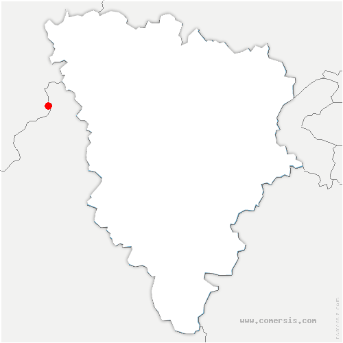 carte de localisation d'Ambleville