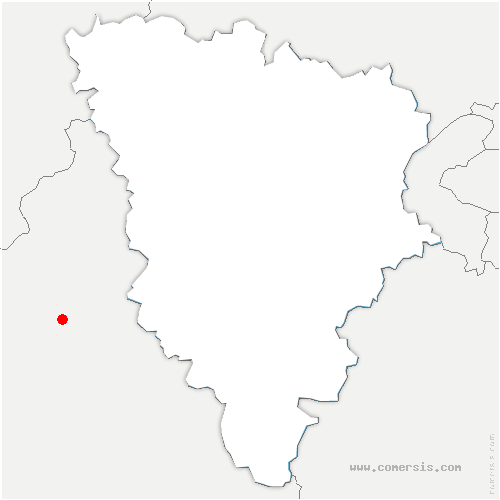 carte de localisation d'Authon-la-Plaine