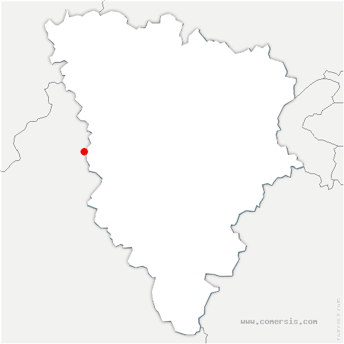 carte de localisation d'Avernes