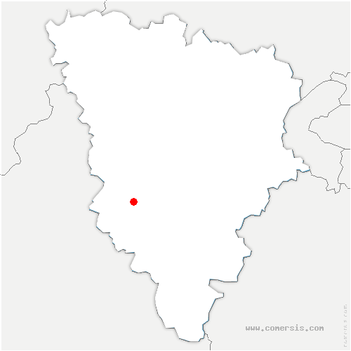 carte de localisation de Boissière-École