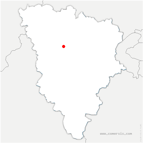 carte de localisation de Bréançon
