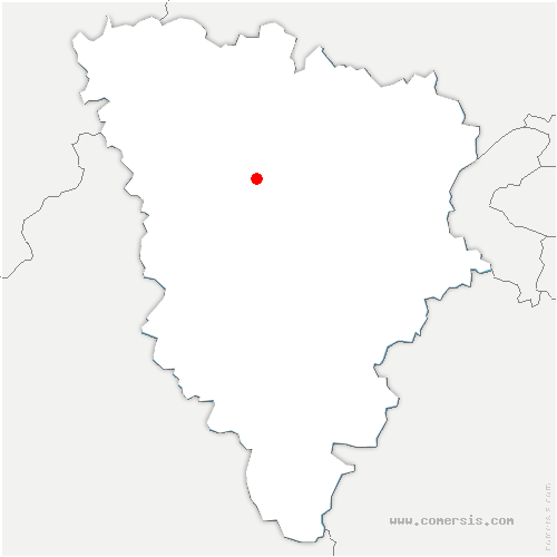 carte de localisation de Bruyères-le-Châtel