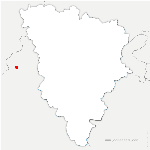 carte de localisation de Chérence