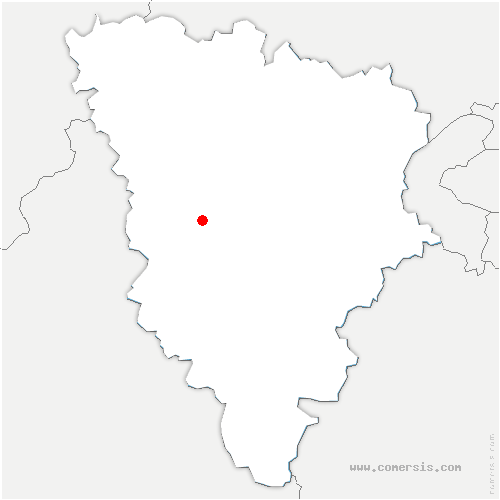 carte de localisation de Courcelles-sur-Viosne