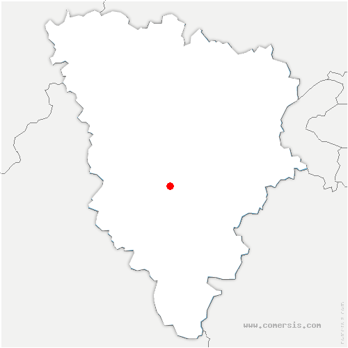 carte de localisation d'Éragny