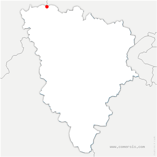 carte de localisation de Freneuse