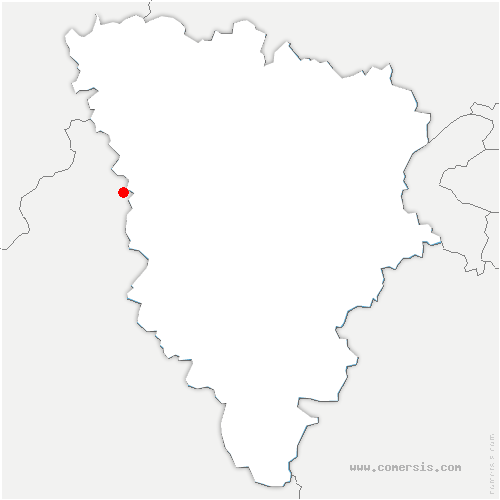 carte de localisation de Guiry-en-Vexin