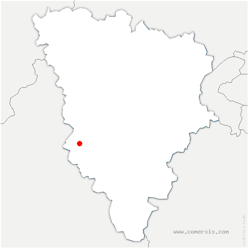 carte de localisation de la Hauteville