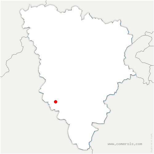 carte de localisation de Hermeray