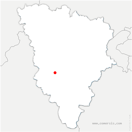 carte de localisation de Jouy-le-Moutier