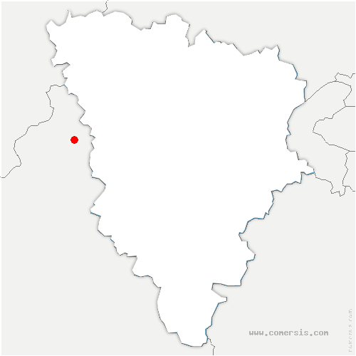 carte de localisation de Maudétour-en-Vexin