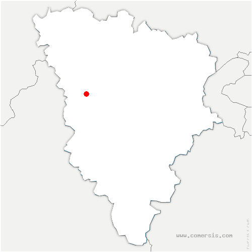 carte de localisation du Perchay