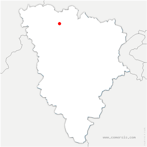 carte de localisation de Saint-Aubin